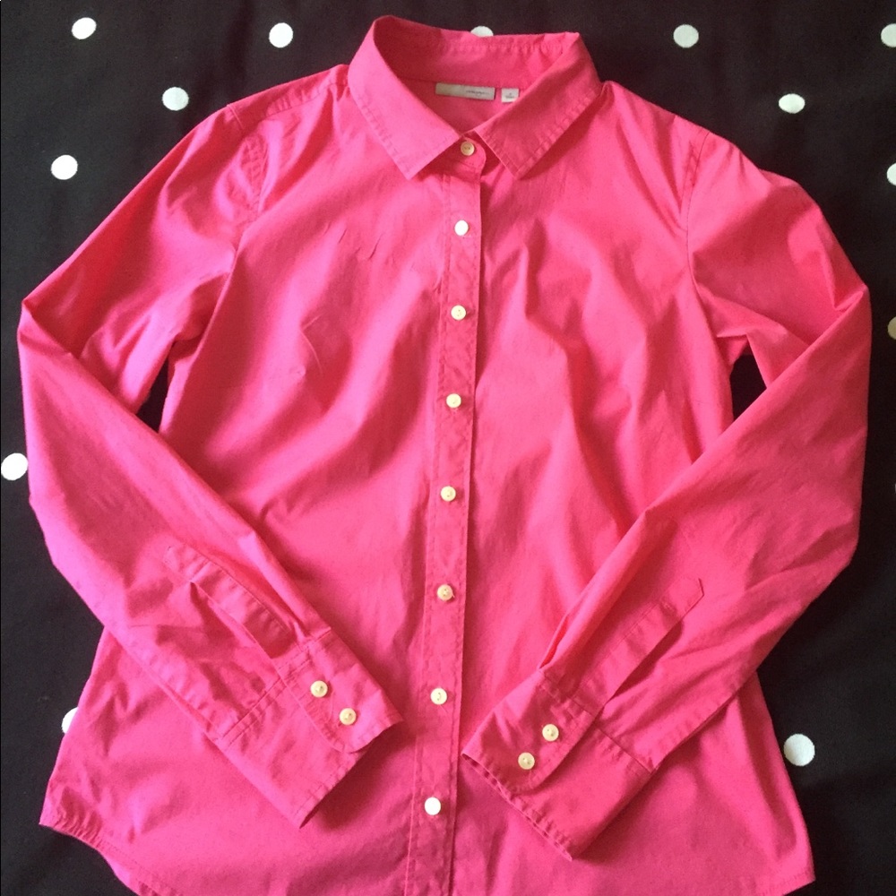 Halogen Pink Button Down Blouse - image 4
